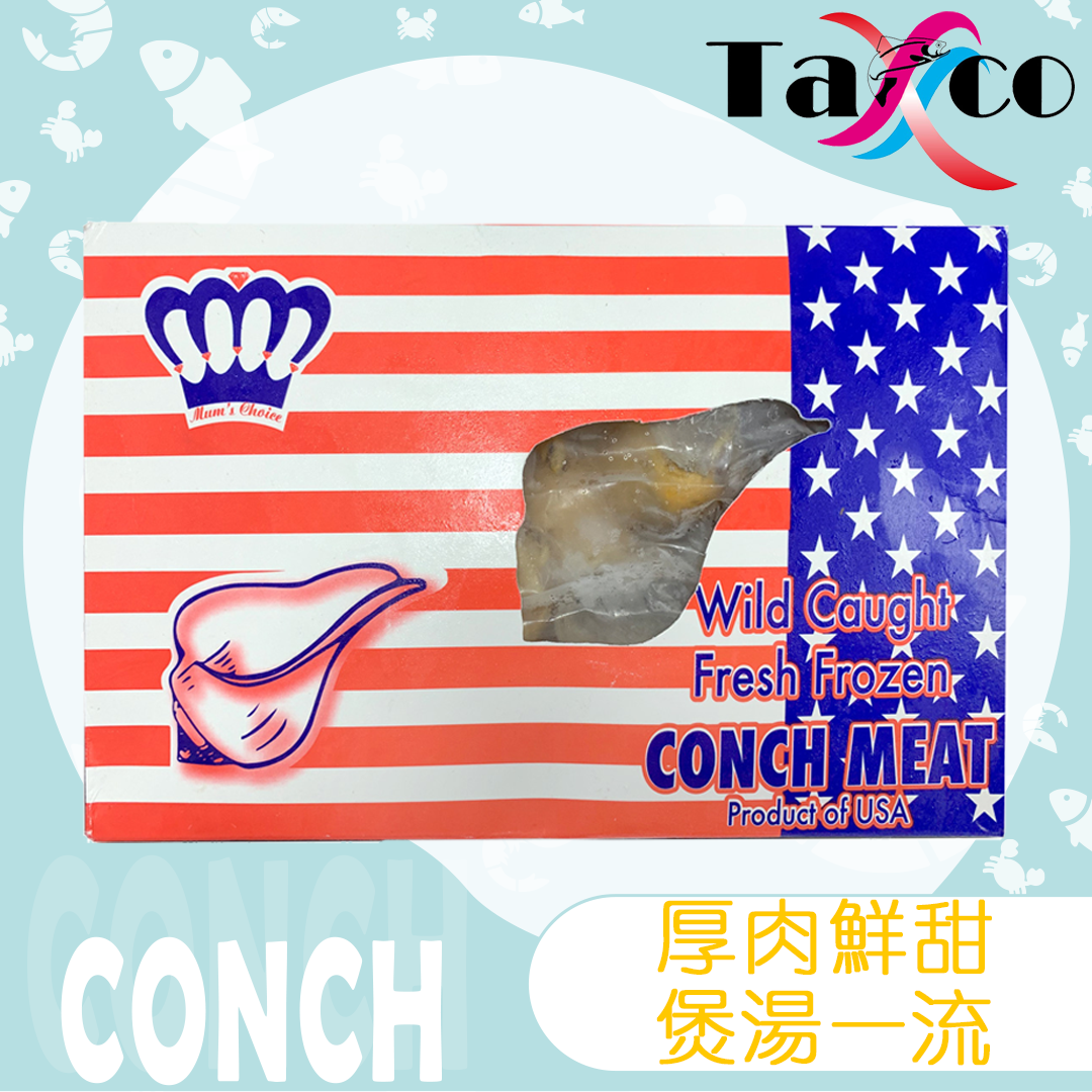US Yellow Conch Meat XXL (5-7pcs)
